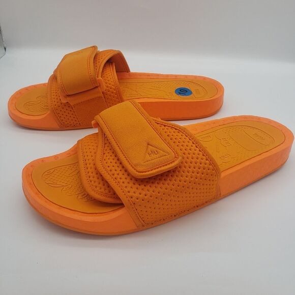 Orange Adidas HU Slides with Adjustable Straps - Size 10 main image 7